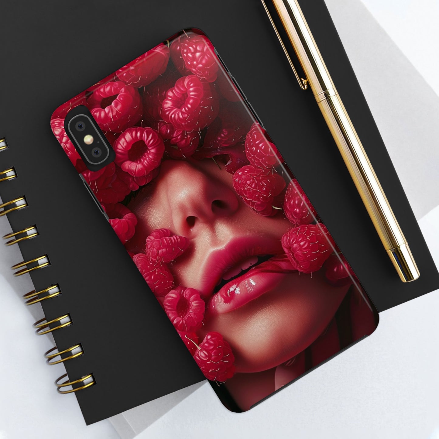 STRAWBERRIES cute summer fruits berries phone case designed for iPhone15,14,13,12,11 Pro Max/Pro/Plus and Samsung devices, STRAWBERRIES case