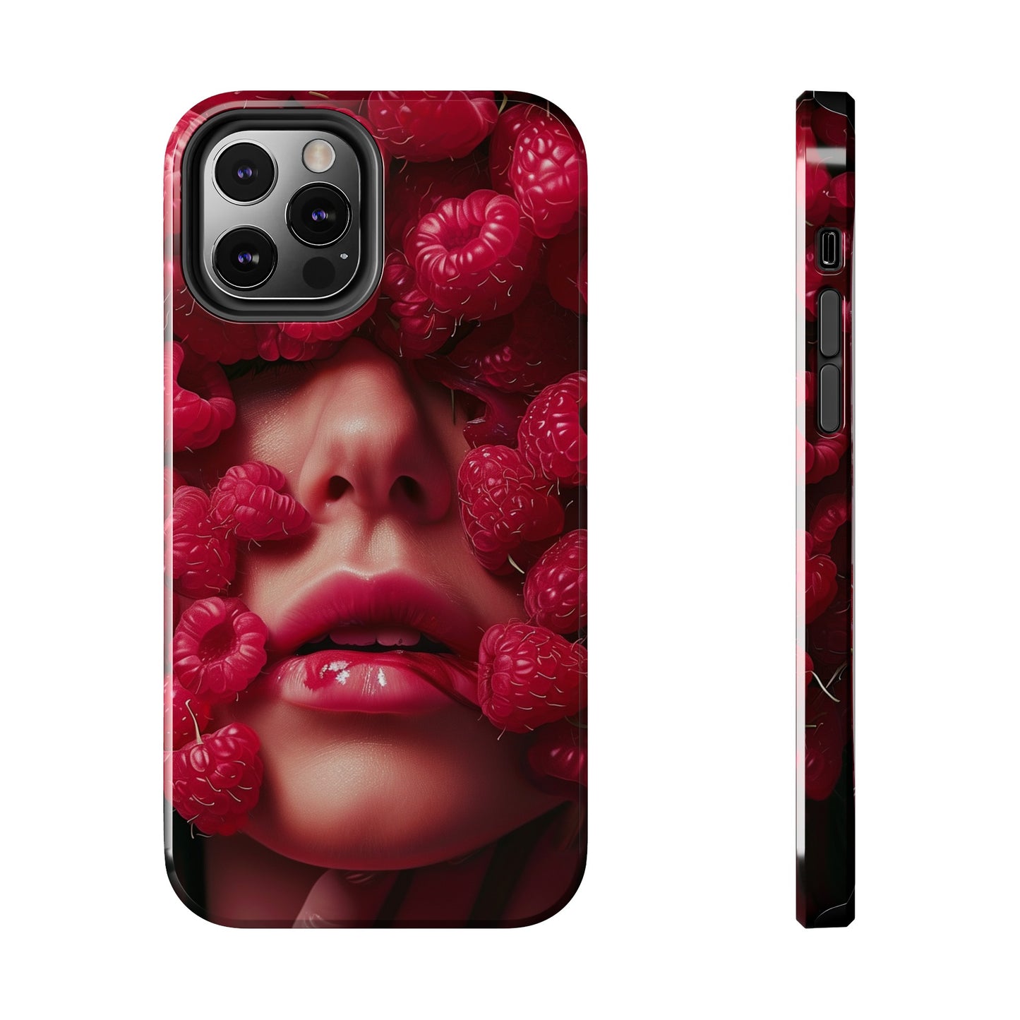 STRAWBERRIES cute summer fruits berries phone case designed for iPhone15,14,13,12,11 Pro Max/Pro/Plus and Samsung devices, STRAWBERRIES case